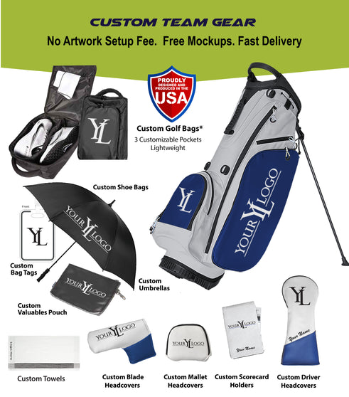 Best Fully Custom Golf Bag- No Minimum, 1 week Delivery — 1withGolf