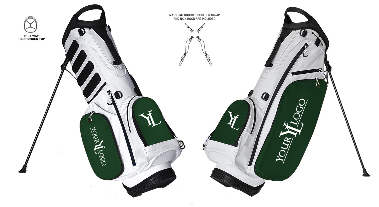 Fully Custom Golf Bag White